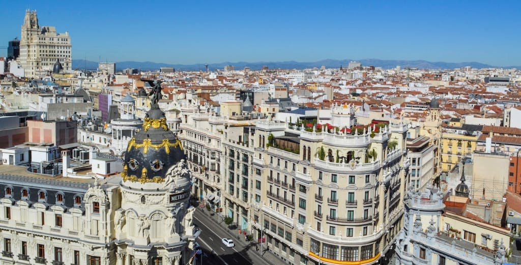 Viajar de manera sostenible al centro de Madrid.