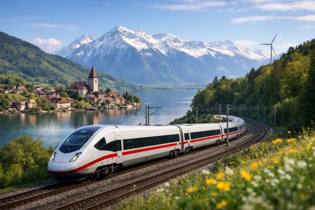 Itinerario sostenible por Europa en tren