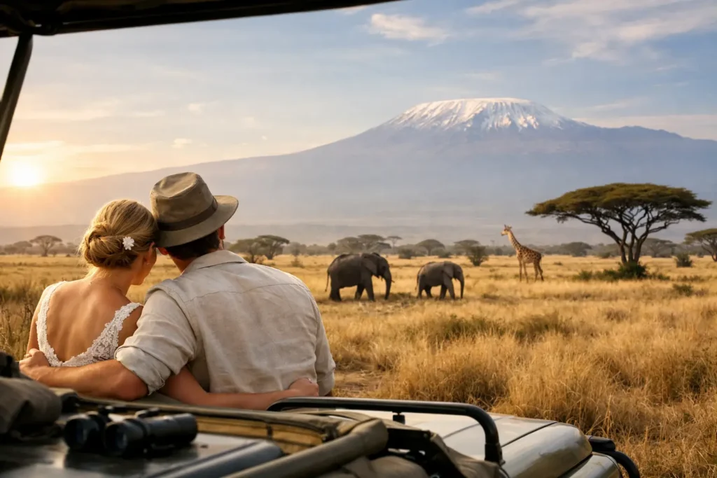Luna de miel Tanzania safari: cómo acertar