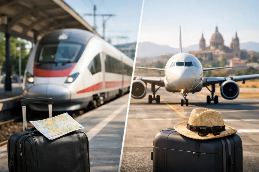 Tren o avión Europa: qué compensa más