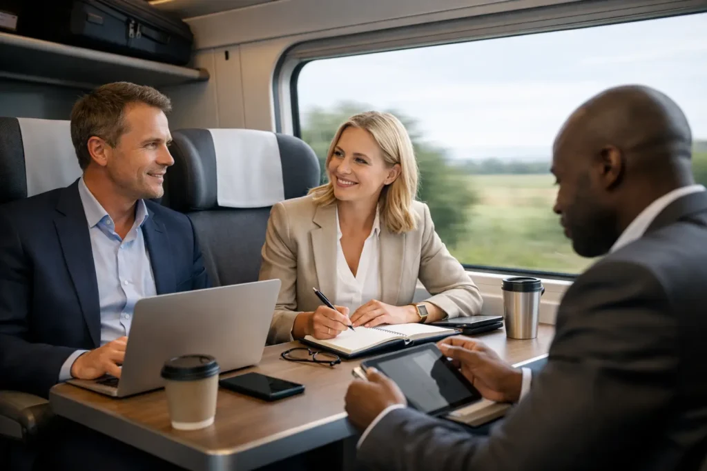 Viajes para empresas en tren que sí compensan