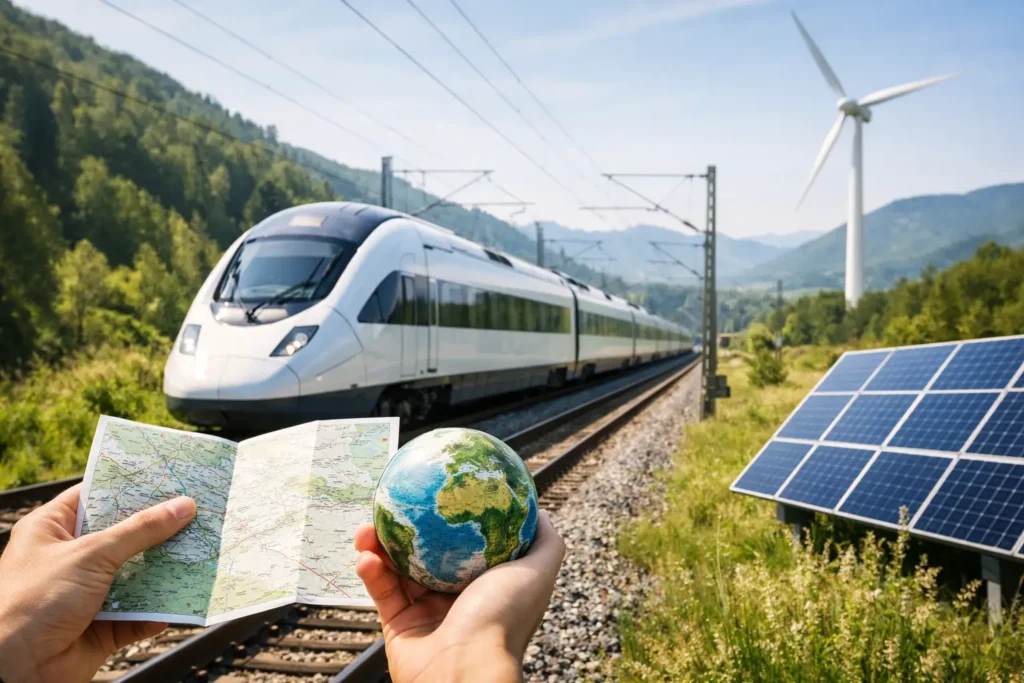 Cómo elegir ruta ferroviaria sostenible