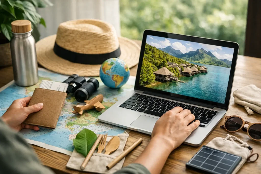 Cómo reservar un viaje sostenible completo