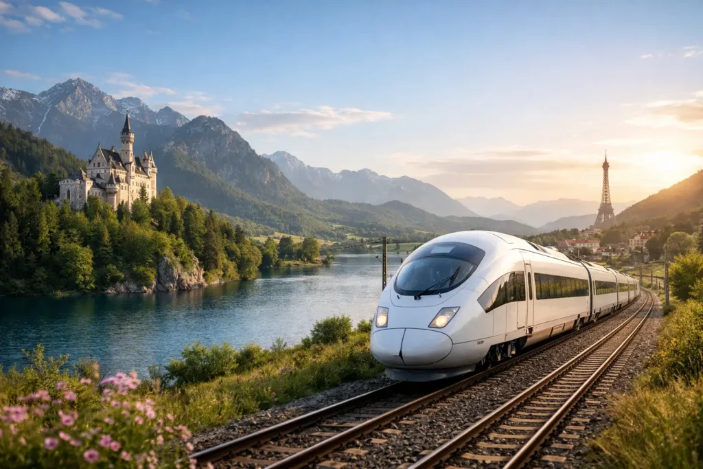 Las 3 mejores rutas en tren por Europa