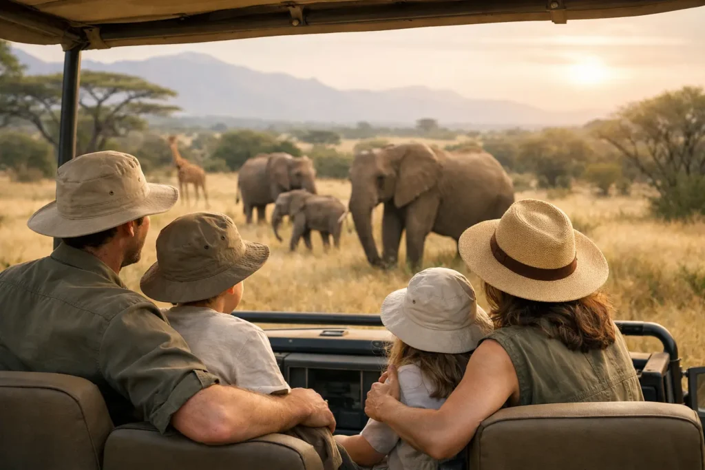 Cómo preparar un safari familiar responsable