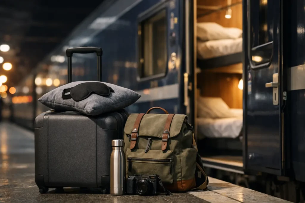 Equipaje para tren nocturno europeo sin excesos