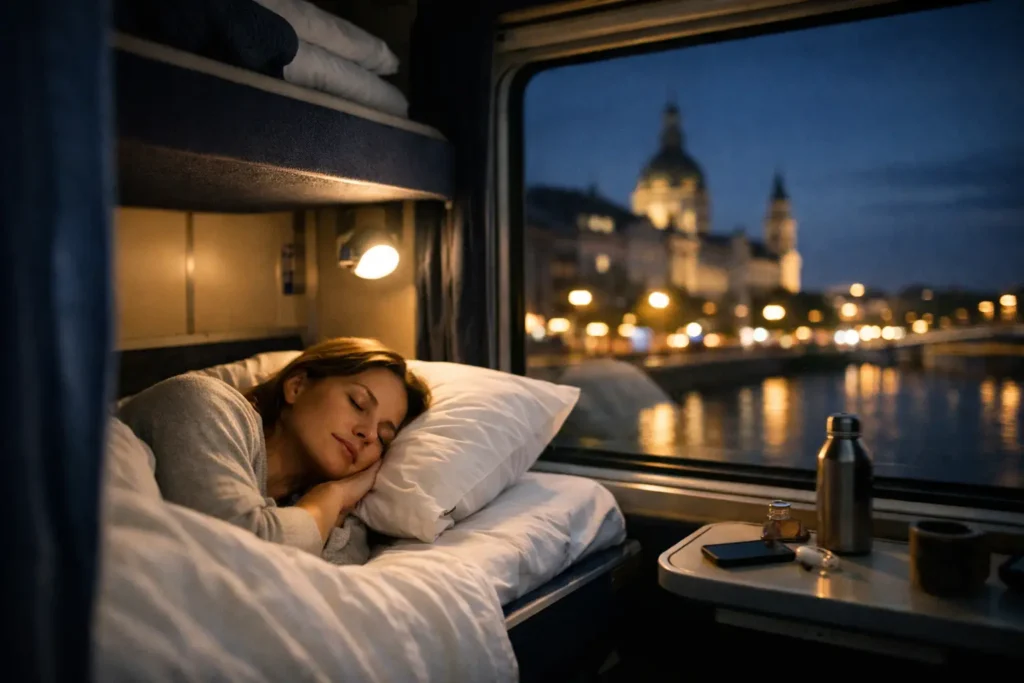 ¿Es cómodo dormir en trenes nocturnos por Europa?