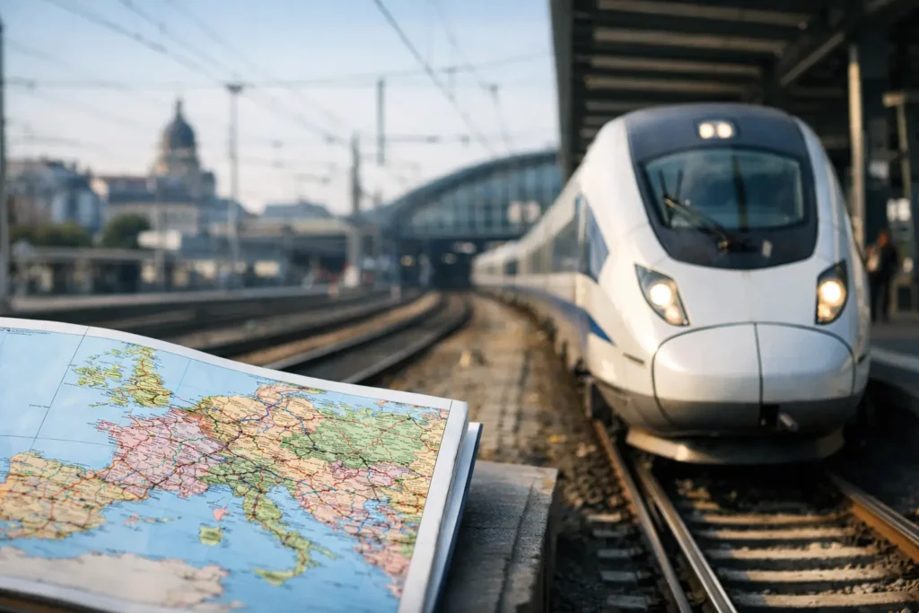 Guía de conexiones ferroviarias europeas