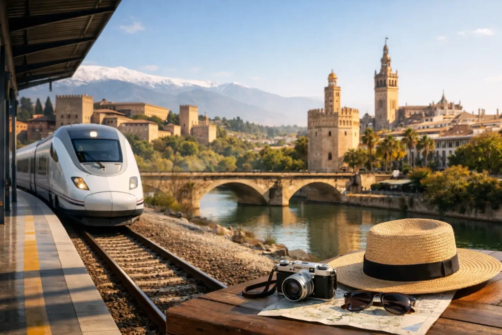 Itinerario ferroviario andaluz en 9 días