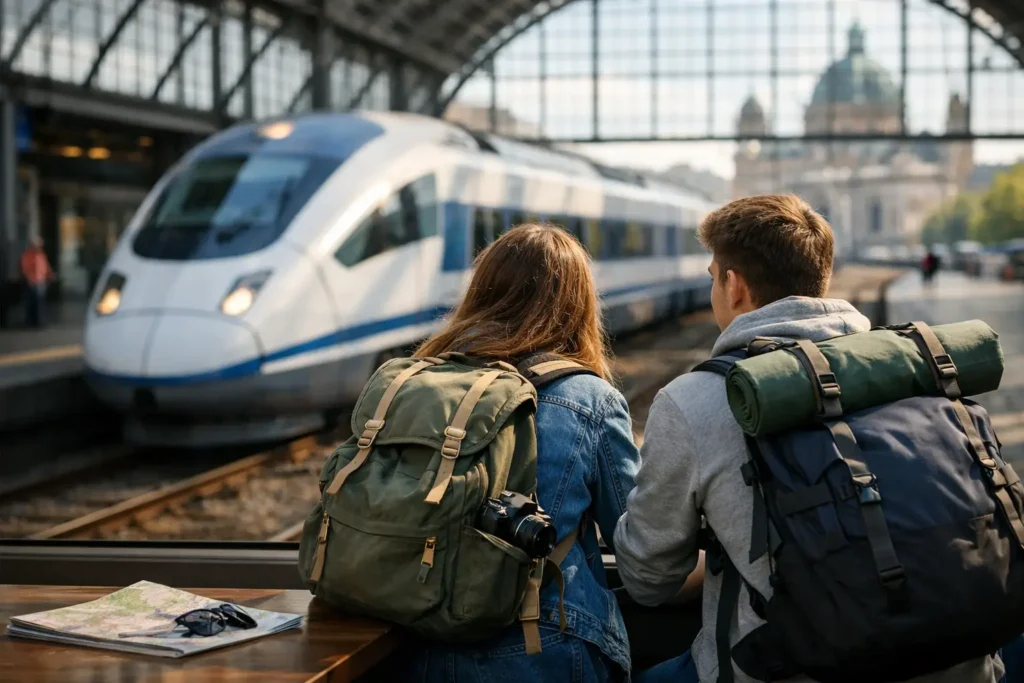 Ruta económica en tren por Europa para estudiantes