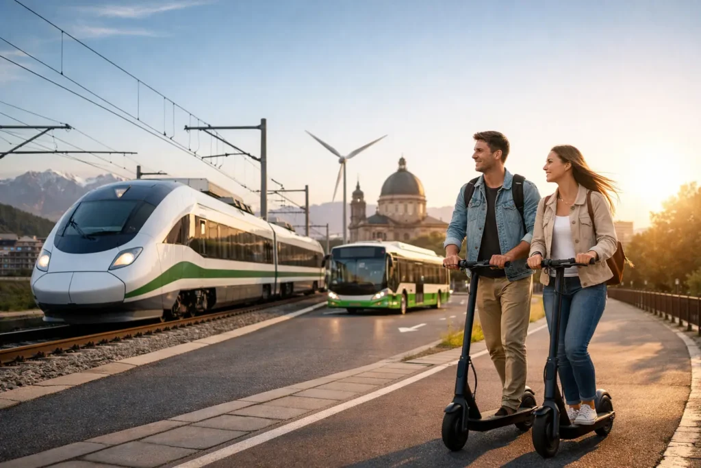 Movilidad sostenible para viajar mejor por Europa